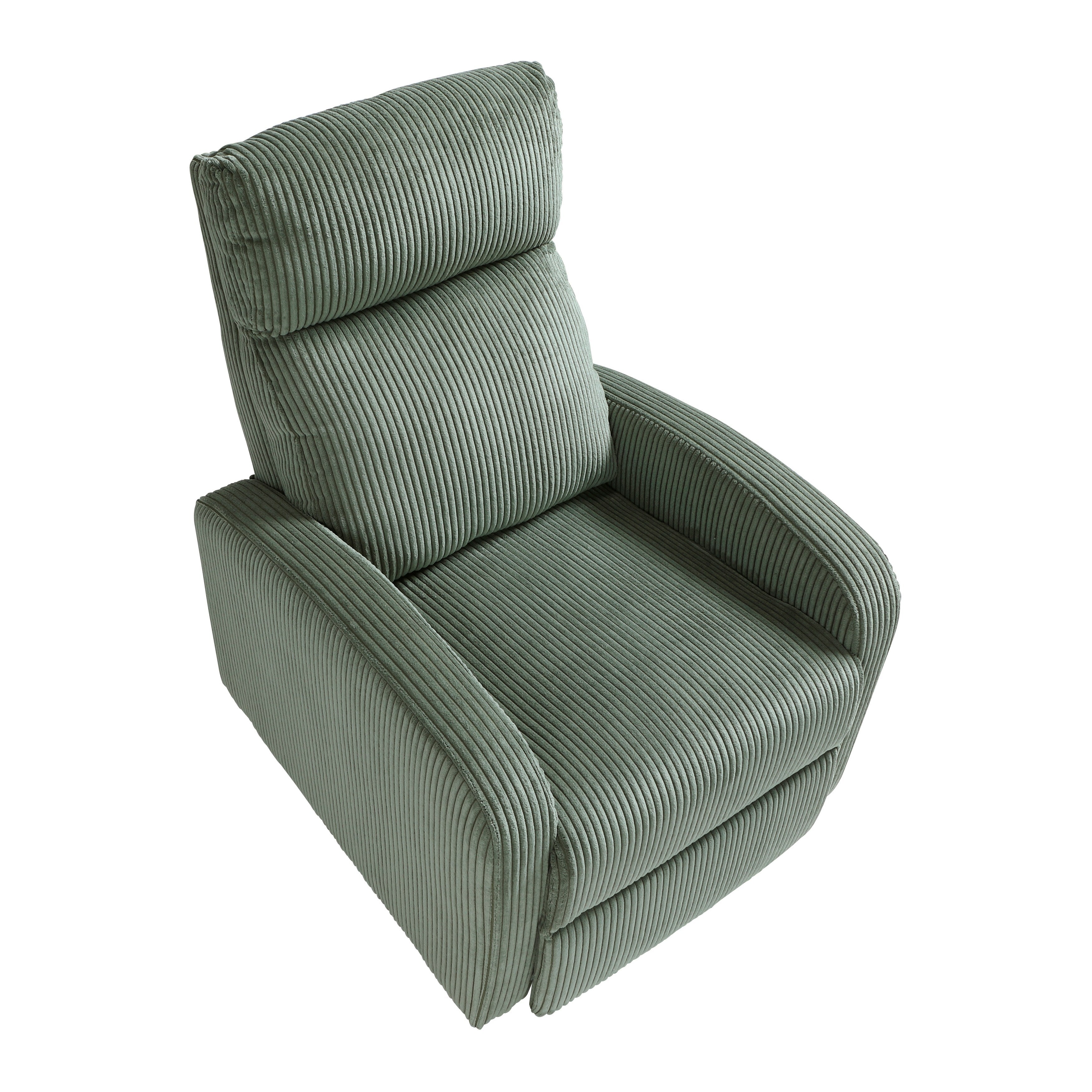 Fauteuil inclinable Covelo en velours côtelé