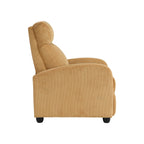 Fauteuil inclinable Covelo en velours côtelé