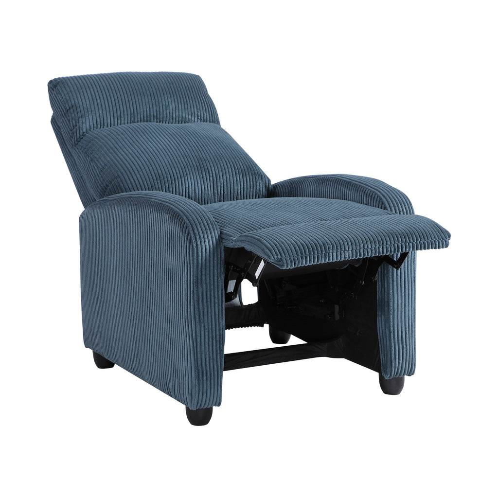 Fauteuil inclinable Covelo en velours côtelé