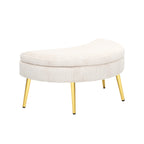 Fauteuil simple Cozy 43 avec 3 coussins - Tissu velours côtelé confortable pour salle de réunion et usage domestique