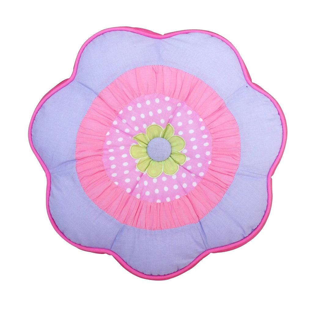 Parure de lit réversible en coton Cozy Line à fleurs roses avec coussins décoratifs