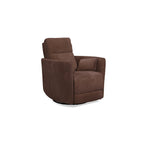 Fauteuil inclinable pivotant manuel en microfibre confortable