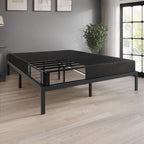 Sommier à ressorts en métal CraftPorch de 5 pouces avec housse en lin noir