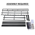 Sommier à ressorts en métal CraftPorch de 5 pouces avec housse en lin noir