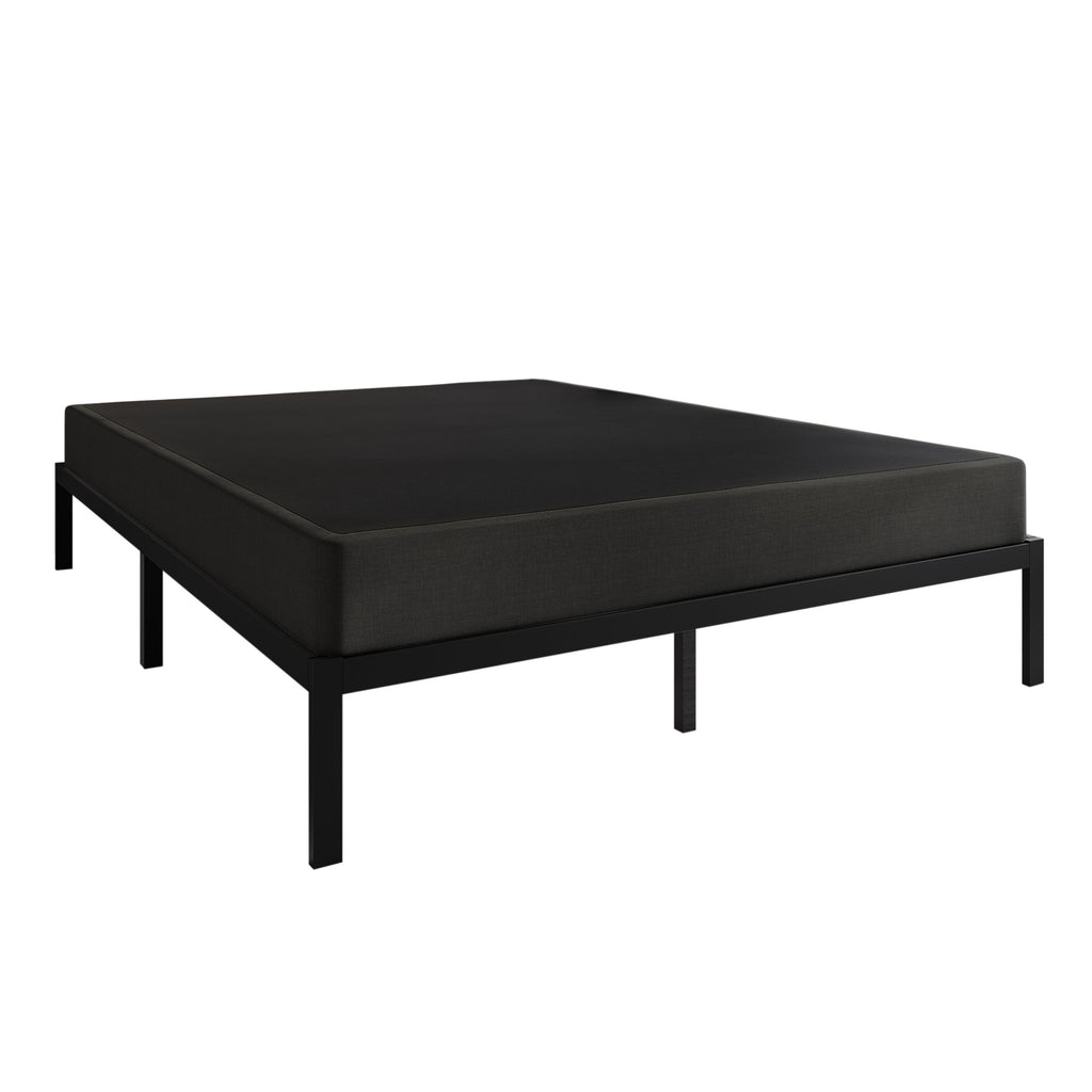 Sommier à ressorts en métal CraftPorch de 5 pouces avec housse en lin noir