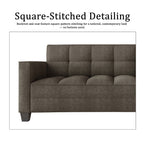 Canapé rembourré en lin moderne et chic de CraftPorch