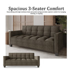 Canapé rembourré en lin moderne et chic de CraftPorch