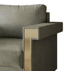 Canapé luxueux rembourré en velours CraftPorch