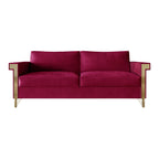 Canapé luxueux rembourré en velours CraftPorch