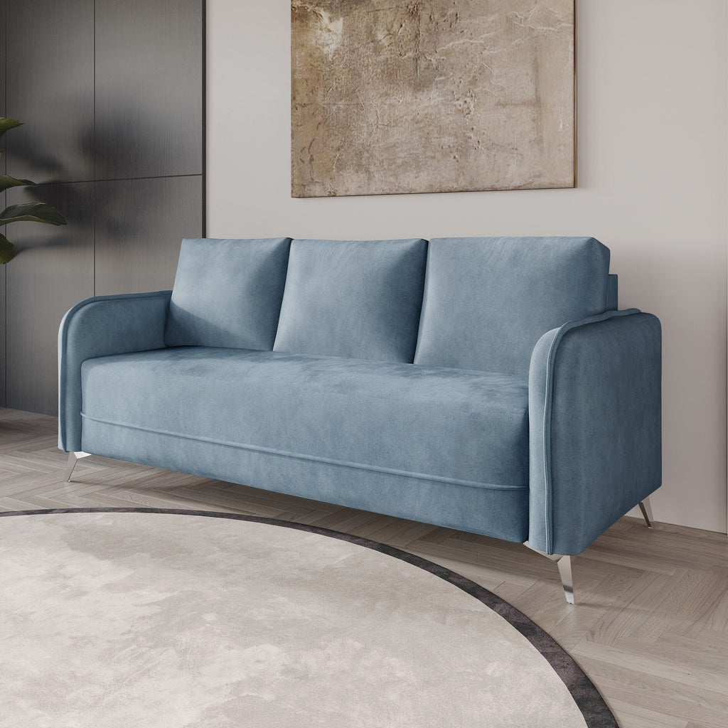 Canapé luxueux rembourré en velours CraftPorch