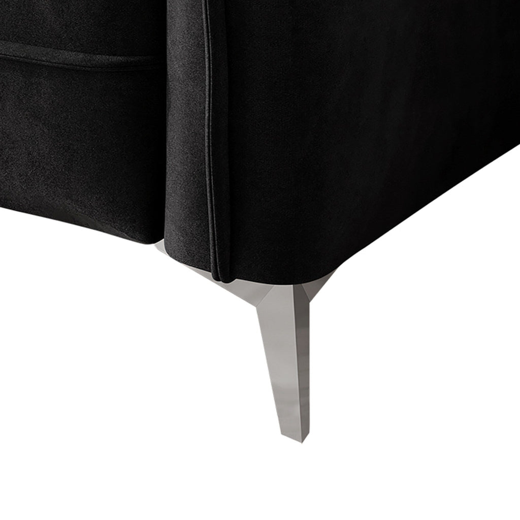 Canapé luxueux rembourré en velours CraftPorch