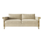 Canapé luxueux rembourré en velours CraftPorch