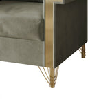 Canapé luxueux rembourré en velours CraftPorch