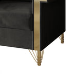 Canapé luxueux rembourré en velours CraftPorch