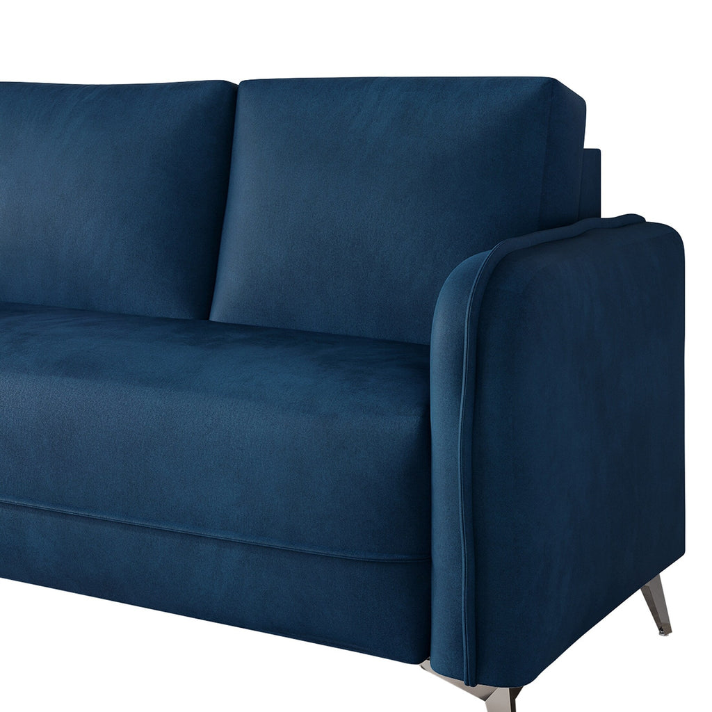 Canapé luxueux rembourré en velours CraftPorch