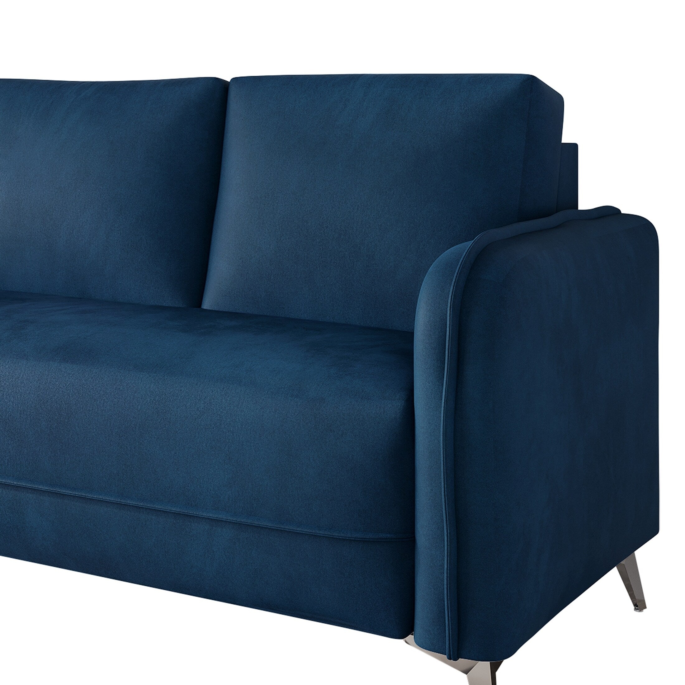 Canapé luxueux rembourré en velours CraftPorch