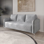 Canapé luxueux rembourré en velours CraftPorch