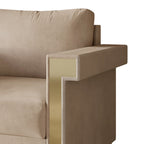 Canapé luxueux rembourré en velours CraftPorch