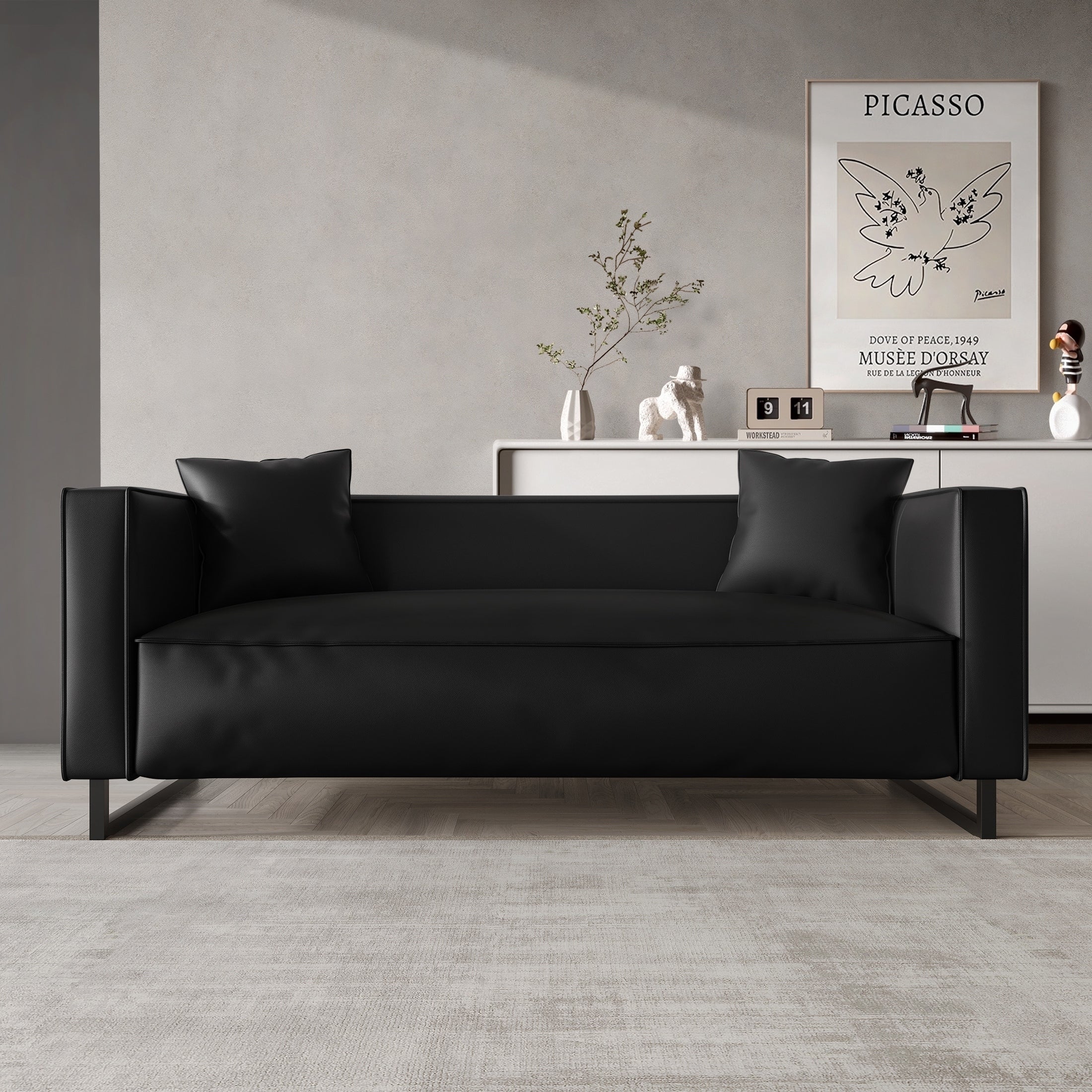 Canapé rembourré moderne du milieu du siècle de CraftPorch