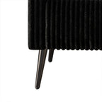 Canapé rembourré en velours côtelé CraftPorch moderne et glamour