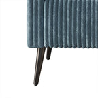 Canapé rembourré en velours côtelé CraftPorch moderne et glamour