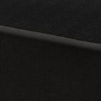 Sommier à ressorts en bois massif CraftPorch de 20 cm avec lattes en bois et revêtement en lin noir