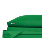 Ensemble de draps en percale de coton Crayola de couleur unie