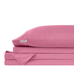 Ensemble de draps en percale de coton Crayola de couleur unie