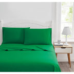 Ensemble de draps en percale de coton Crayola de couleur unie