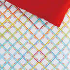 Parure de couette en coton à carreaux Crayola Happy