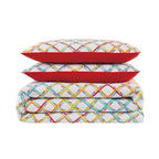 Parure de couette en coton à carreaux Crayola Happy