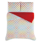 Parure de couette en coton à carreaux Crayola Happy