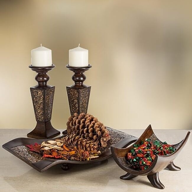 Bol décoratif marron Creative Scents Schonwerk pour la décoration intérieure