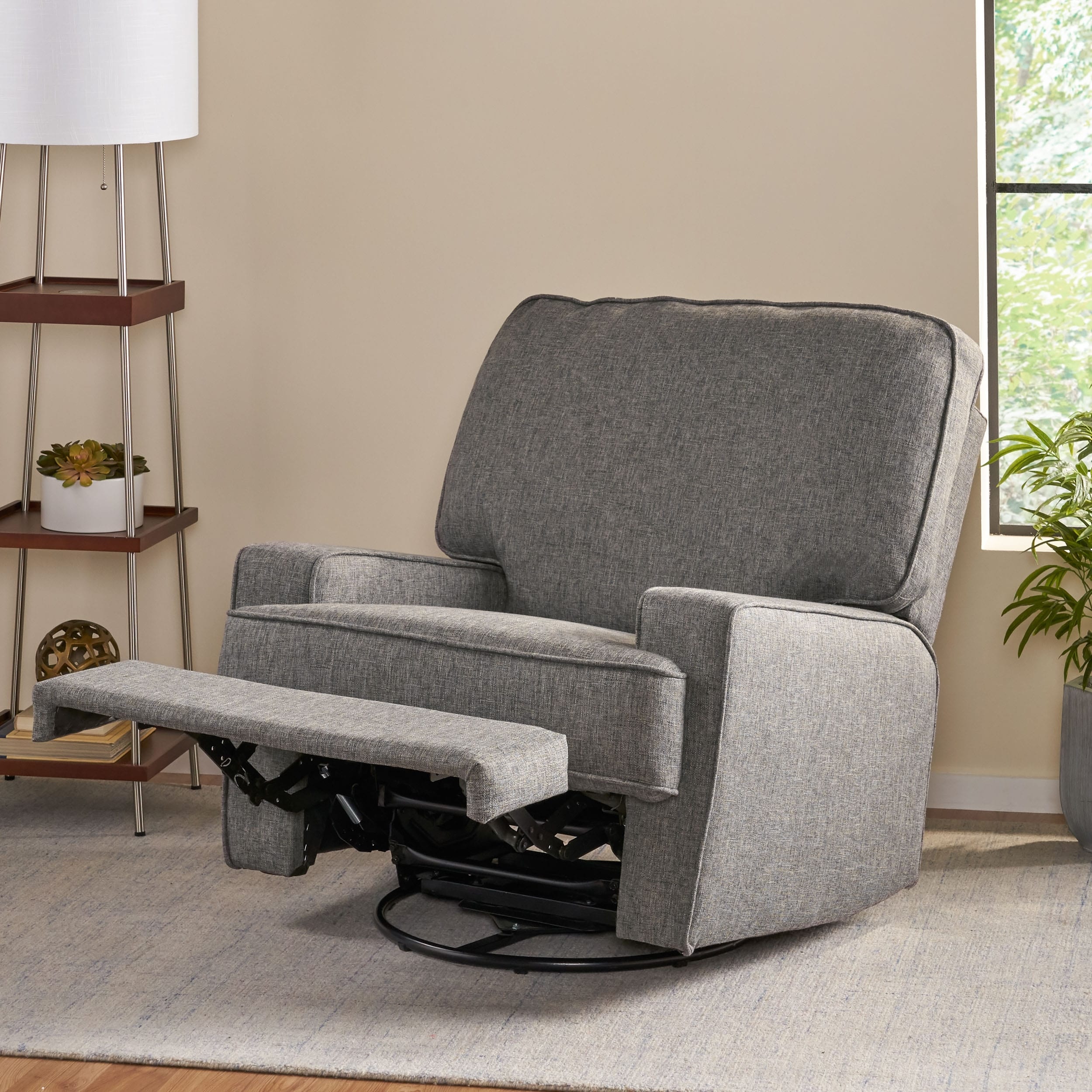 Fauteuil inclinable traditionnel Crockett avec pivot par Christopher Knight Home