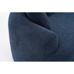 Canapé causeuse incurvé blanc en éponge à compression complète