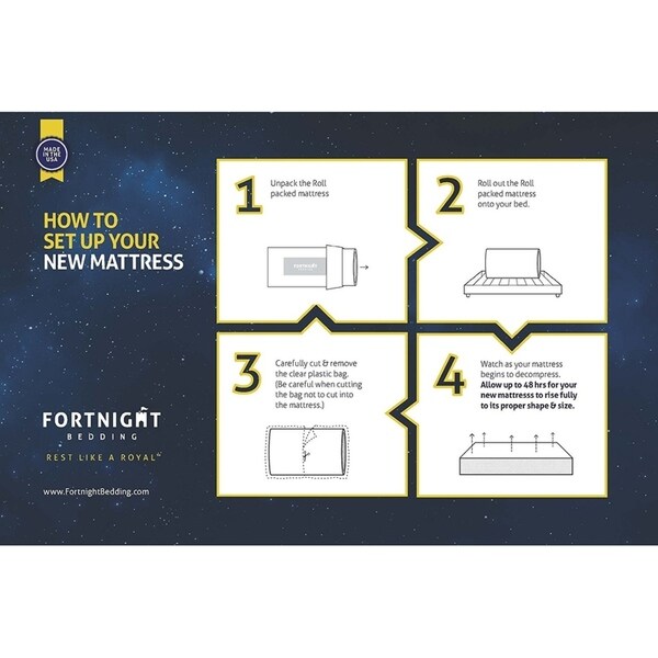 Matelas personnalisé en mousse à mémoire de forme gel 20 cm avec housse en bambou, 84 x 190 cm - Certifié CertiPUR-US