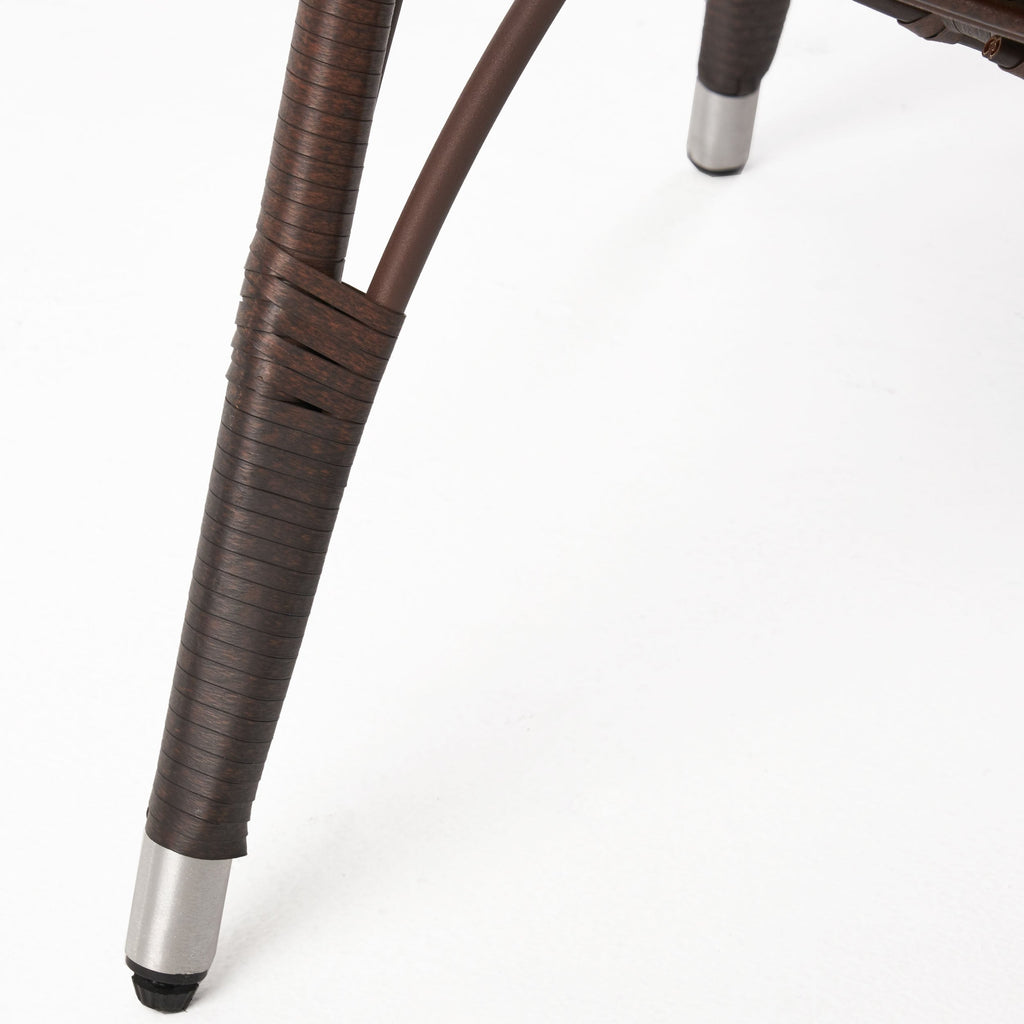 Fauteuil lounge en osier Cutter Teardrop par Christopher Knight Home