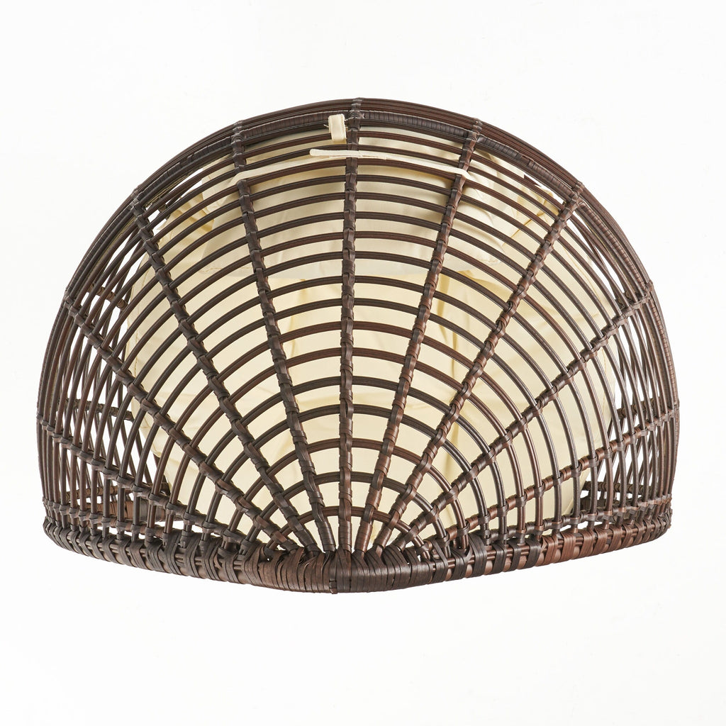 Fauteuil lounge en osier Cutter Teardrop par Christopher Knight Home