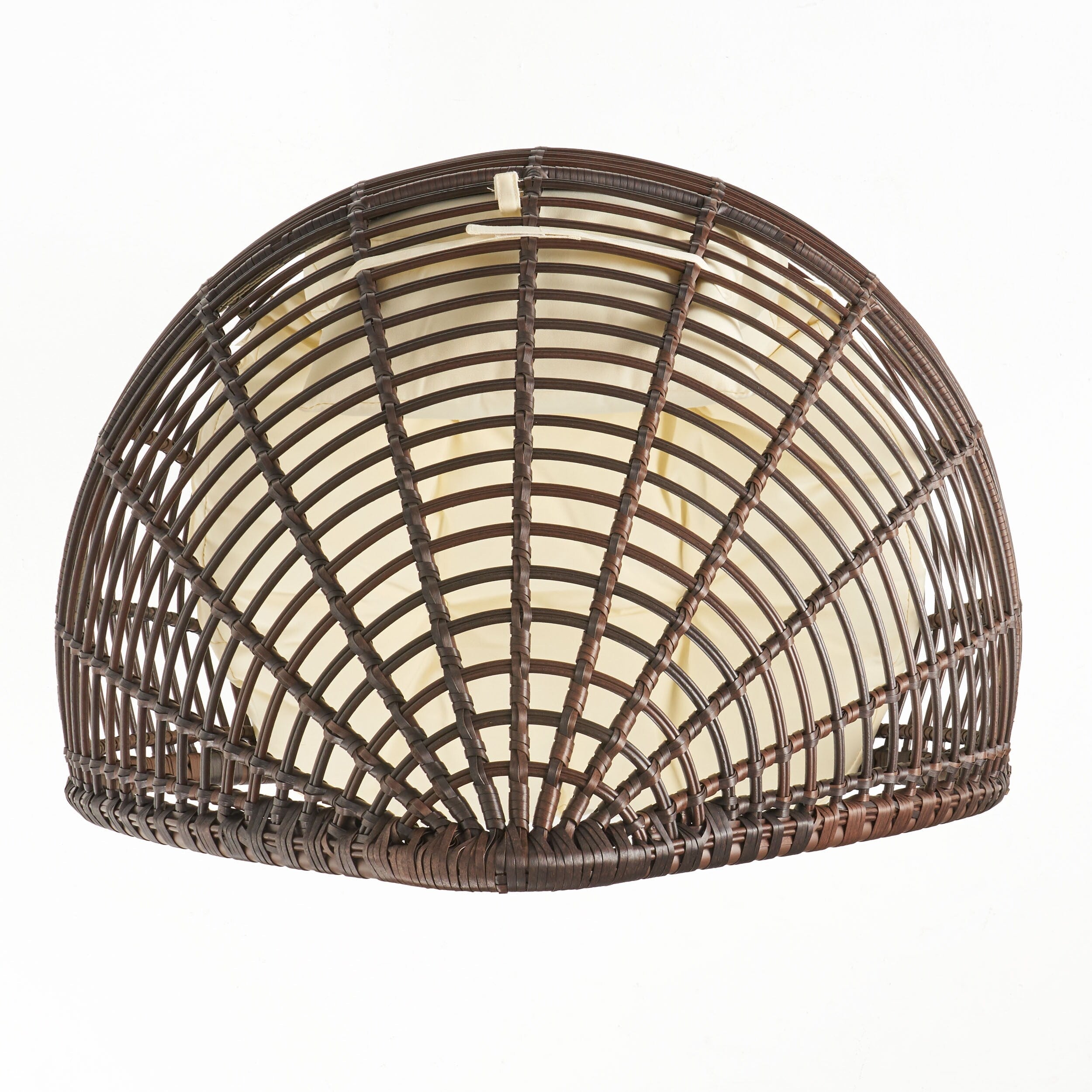 Fauteuil lounge en osier Cutter Teardrop par Christopher Knight Home