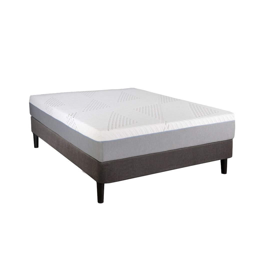 Matelas hybride Cypress 10'' à ressorts ensachés et gel rafraîchissant à mémoire de forme, housse amovible