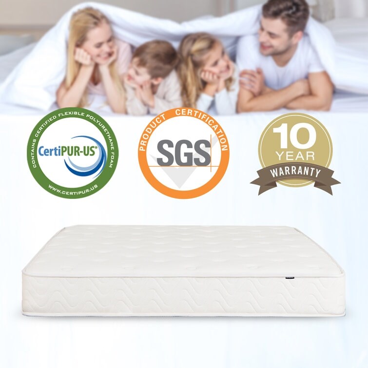 Matelas à ressorts DENOSEN 8'' à confort moyen