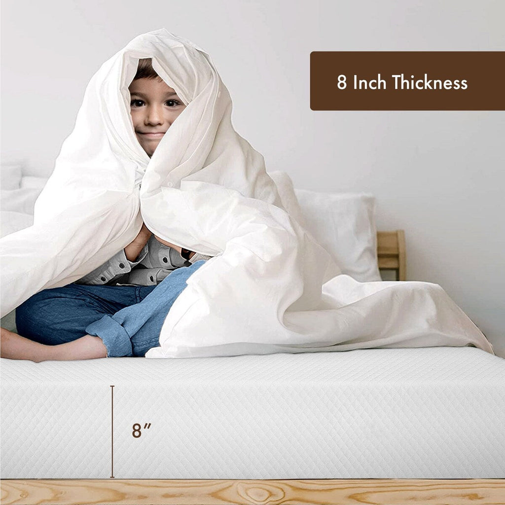 Matelas hypoallergénique à mémoire de forme CertiPUR-US Gel DH BASIC 10 pouces par Denhour