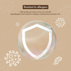 Matelas hypoallergénique à mémoire de forme CertiPUR-US Gel DH BASIC 10 pouces par Denhour