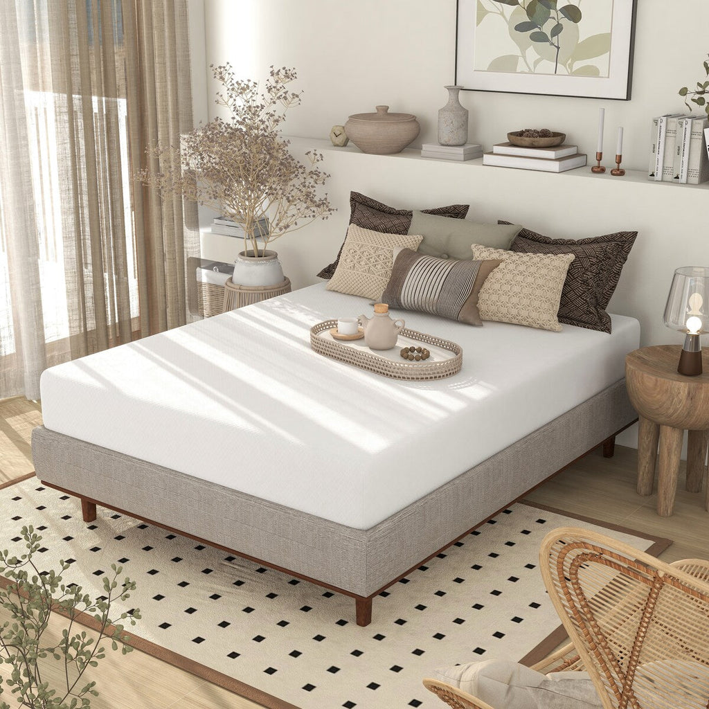 Matelas hypoallergénique à mémoire de forme CertiPUR-US Gel DH BASIC 10 pouces par Denhour