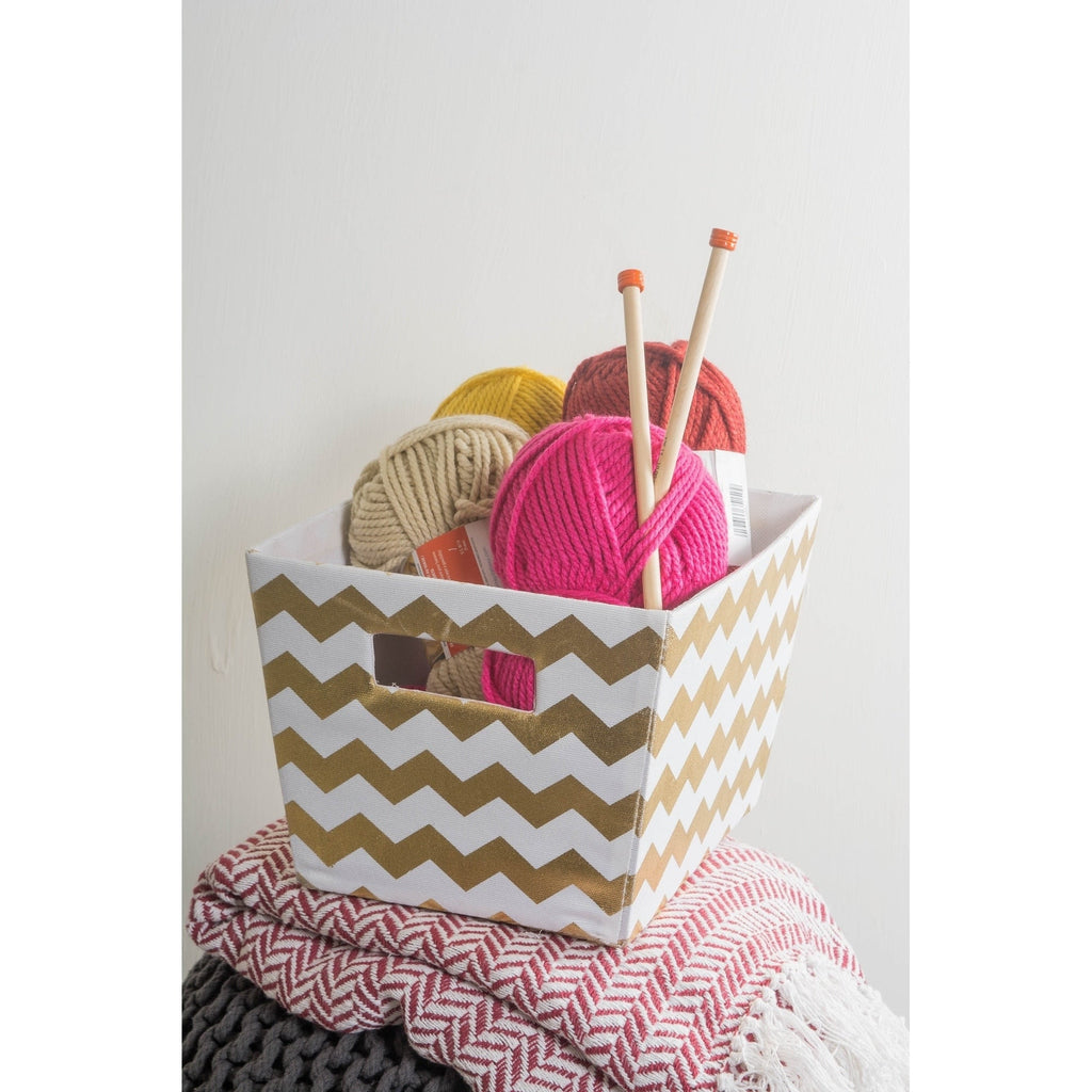 Trapèze de rangement décoratif à chevrons rigides DII