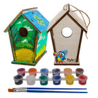 Nichoir en bois fait maison à faire soi-même - Construisez votre propre nichoir avec un kit de peinture facile