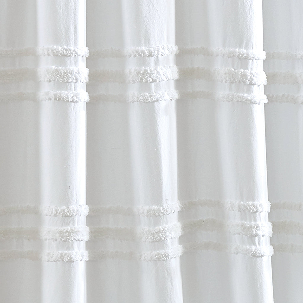 Rideau de douche à rayures chenille DKNY