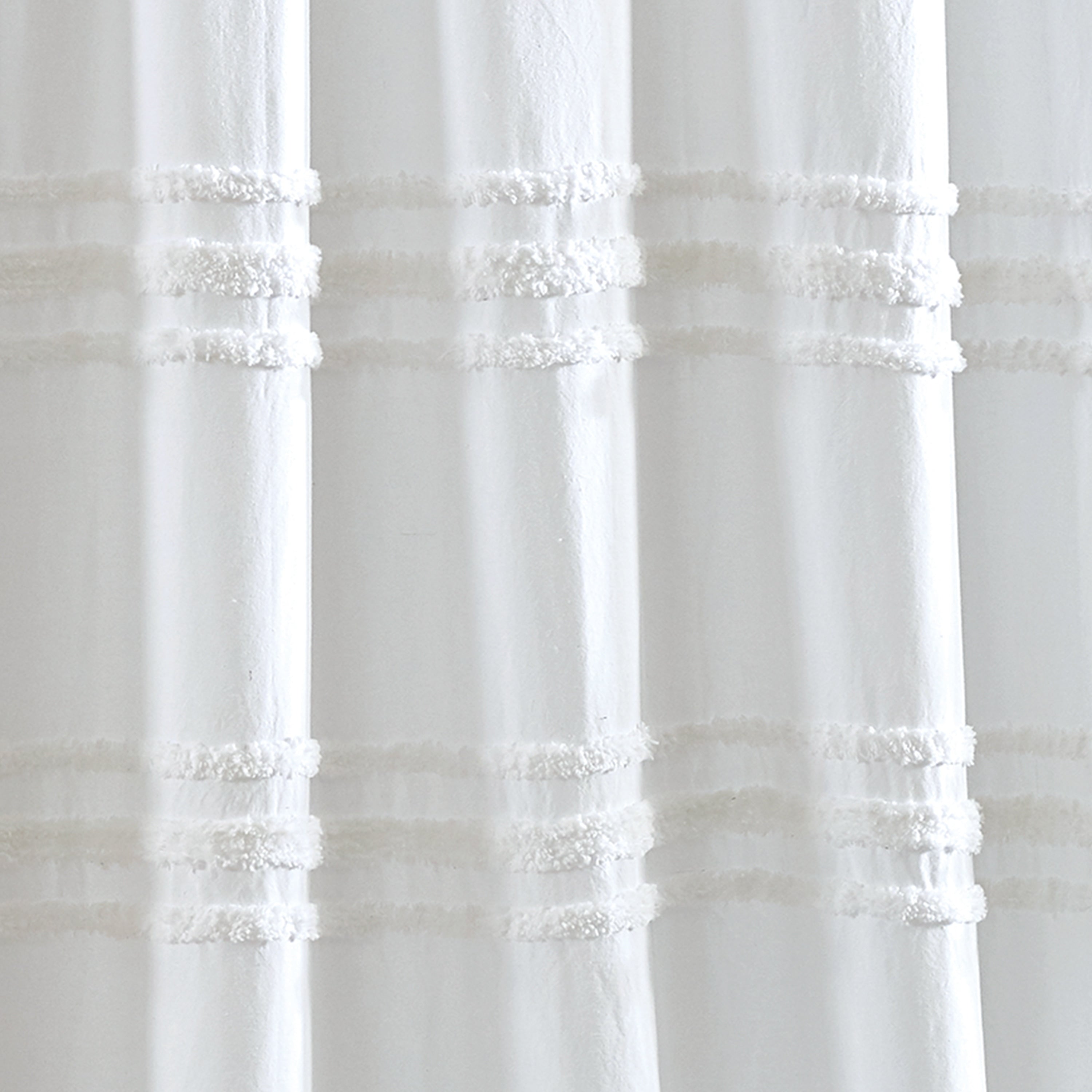 Rideau de douche à rayures chenille DKNY