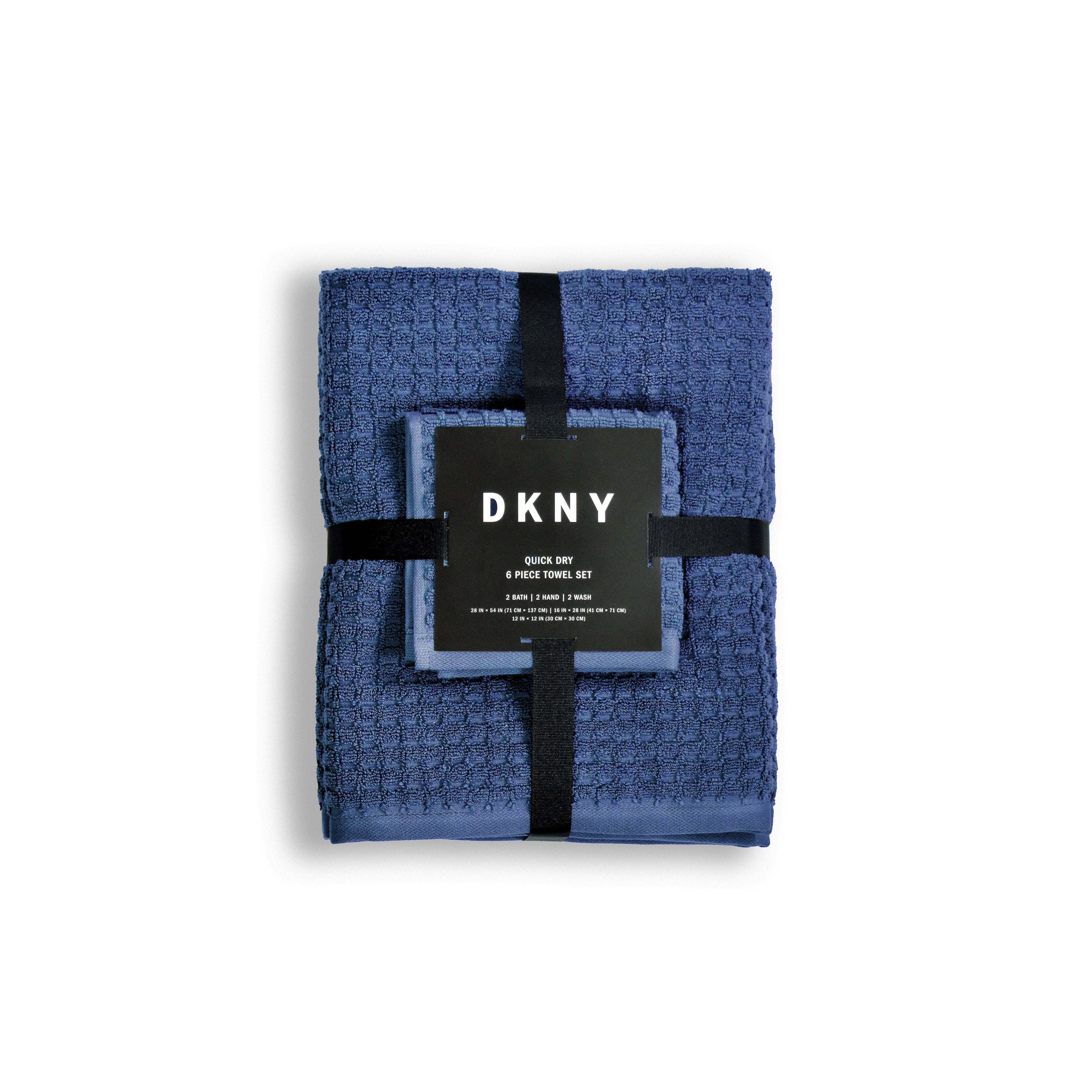 Ensemble de 6 serviettes à séchage rapide DKNY