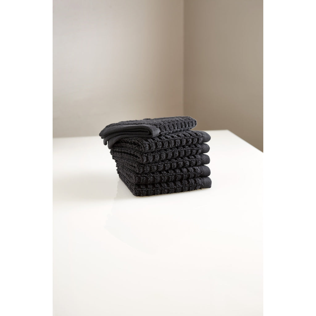 Ensemble de 6 débarbouillettes à séchage rapide DKNY - Lot de serviettes